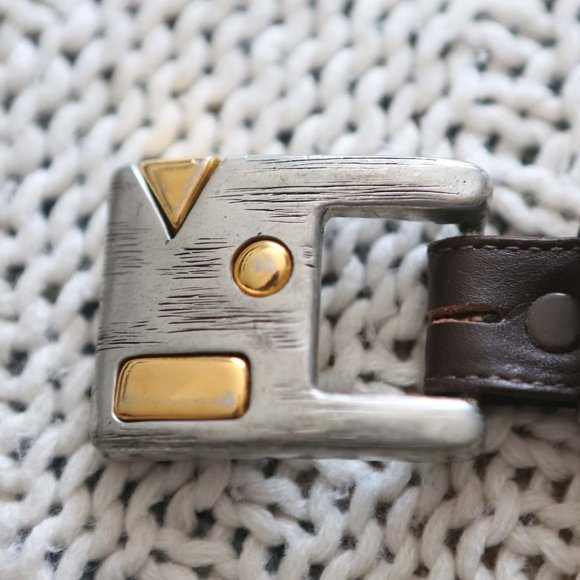 Vicenza leather belt vintage Italy